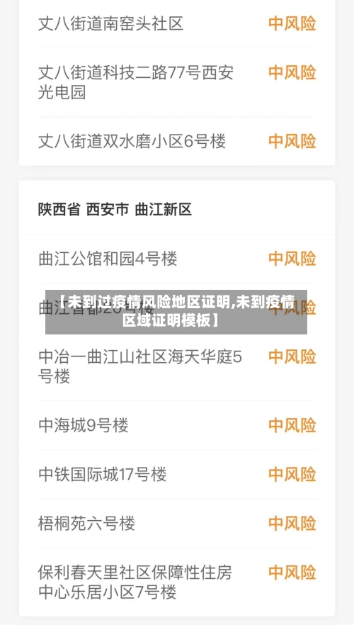 【未到过疫情风险地区证明,未到疫情区域证明模板】