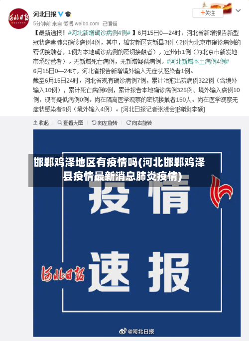 邯郸鸡泽地区有疫情吗(河北邯郸鸡泽县疫情最新消息肺炎疫情)-第2张图片