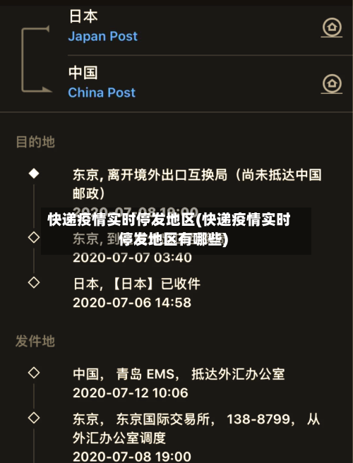 快递疫情实时停发地区(快递疫情实时停发地区有哪些)