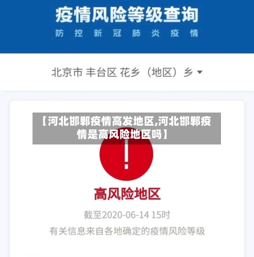 【河北邯郸疫情高发地区,河北邯郸疫情是高风险地区吗】-第2张图片