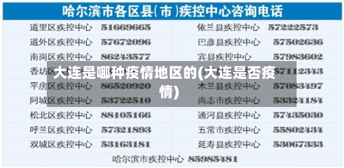 大连是哪种疫情地区的(大连是否疫情)