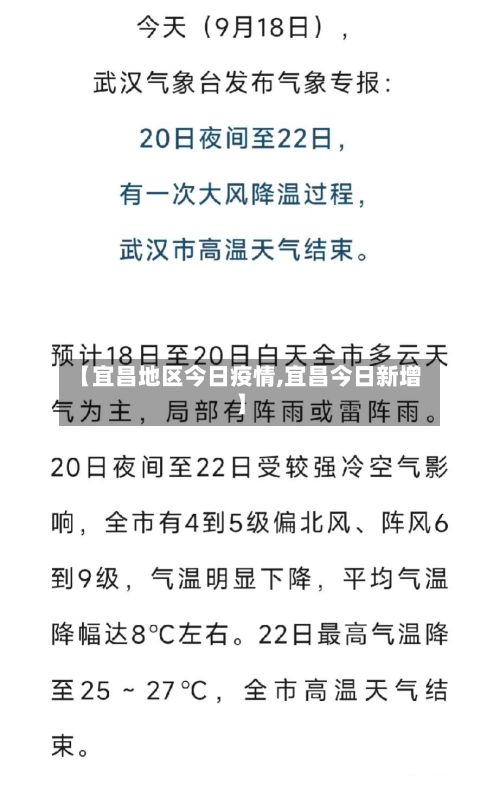 【宜昌地区今日疫情,宜昌今日新增】-第2张图片