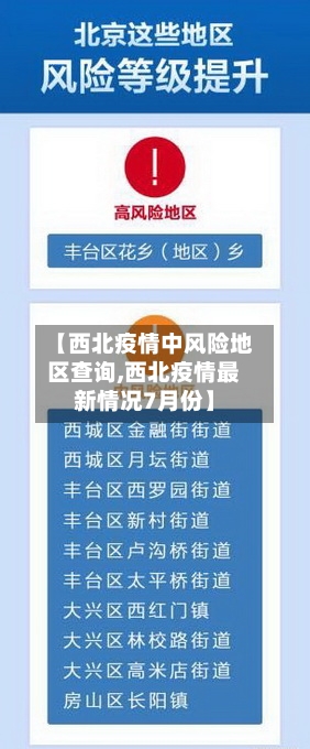 【西北疫情中风险地区查询,西北疫情最新情况7月份】