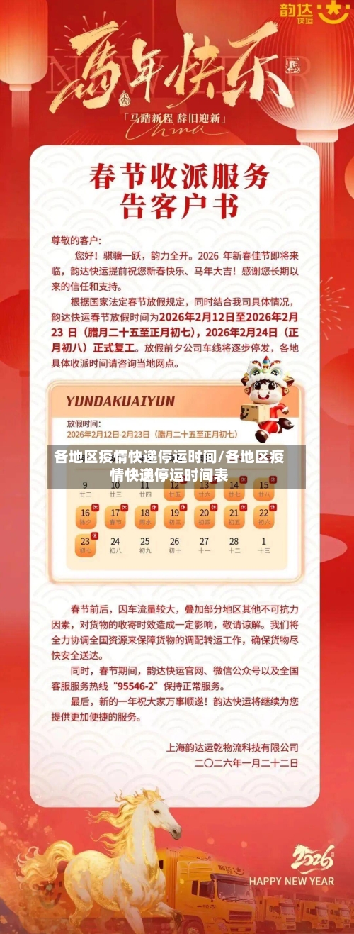 各地区疫情快递停运时间/各地区疫情快递停运时间表-第2张图片