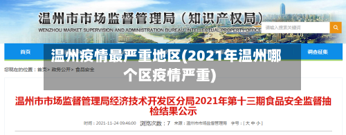 温州疫情最严重地区(2021年温州哪个区疫情严重)-第2张图片