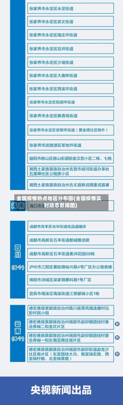全国疫情热点地区分布图(全国疫情实时动态数据图)