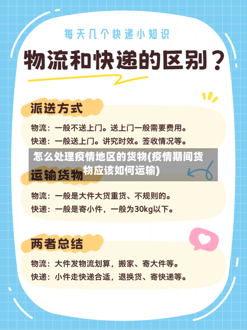 怎么处理疫情地区的货物(疫情期间货物应该如何运输)