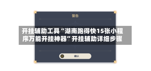 开挂辅助工具“湖南跑得快15张小程序万能开挂神器”开挂辅助详细步骤-第3张图片