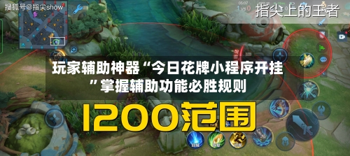 玩家辅助神器“今日花牌小程序开挂”掌握辅助功能必胜规则