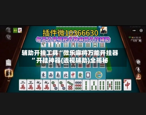 辅助开挂工具“微乐麻将万能开挂器”开挂神器{透视辅助}全揭秘-第2张图片