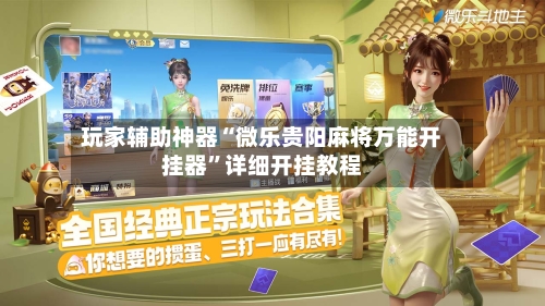 玩家辅助神器“微乐贵阳麻将万能开挂器	”详细开挂教程-第2张图片