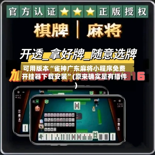 可用版本“雀神广东麻将小程序免费开挂器下载安装	”(原来确实是有插件)-第2张图片