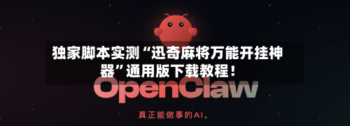 独家脚本实测“迅奇麻将万能开挂神器	”通用版下载教程！-第2张图片