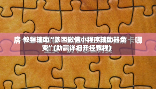 教程辅助“陕西微信小程序辅助器免费”(助赢详细开挂教程)-第2张图片