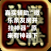 真实辅助“微乐亲友房开挂神器”原来有神器下载！-第2张图片