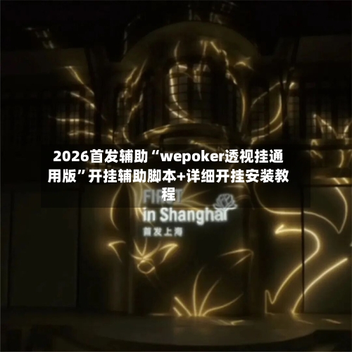 2026首发辅助“wepoker透视挂通用版”开挂辅助脚本+详细开挂安装教程