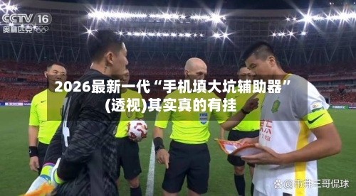 2026最新一代“手机填大坑辅助器”(透视)其实真的有挂-第2张图片