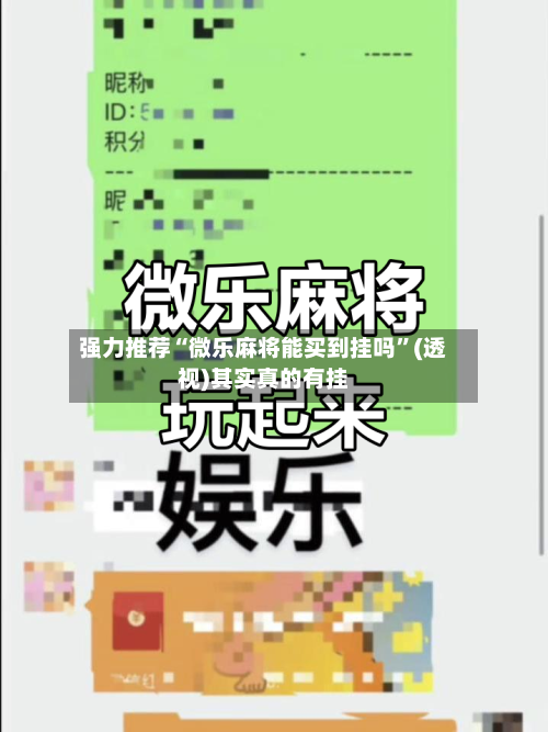 强力推荐“微乐麻将能买到挂吗	”(透视)其实真的有挂-第2张图片