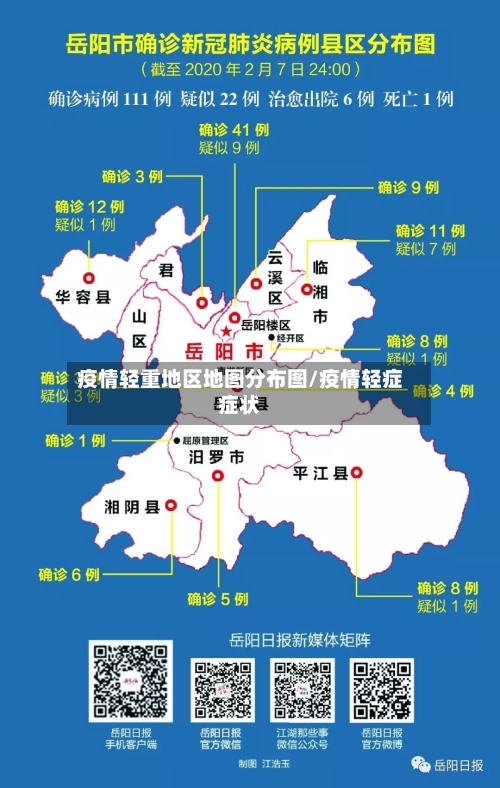 疫情轻重地区地图分布图/疫情轻症症状
