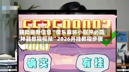 辅助最新信息“微乐麻将小程序必赢神器教程视频”2026开挂教程步骤-第3张图片