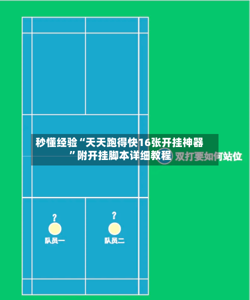 秒懂经验“天天跑得快16张开挂神器	”附开挂脚本详细教程-第2张图片