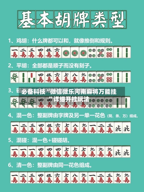 必备科技“微信微乐河南麻将万能挂	”详细开挂玩法-第2张图片