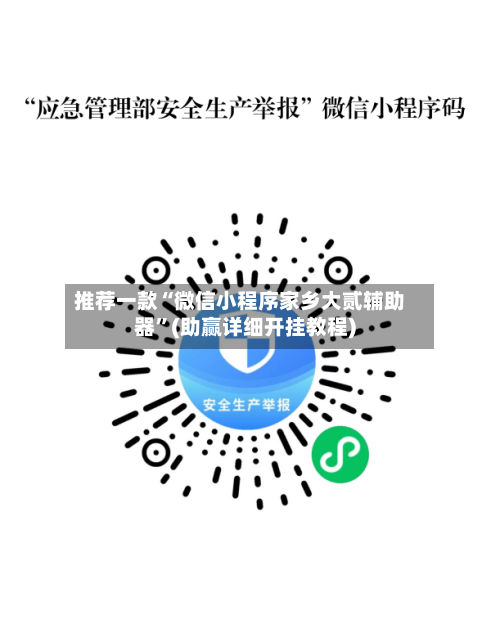 推荐一款“微信小程序家乡大贰辅助器”(助赢详细开挂教程)-第2张图片