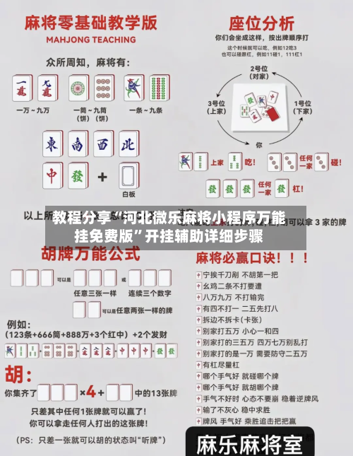 教程分享“河北微乐麻将小程序万能挂免费版”开挂辅助详细步骤