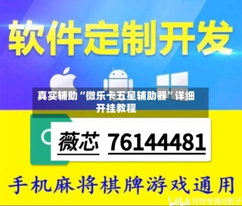 真实辅助“微乐卡五星辅助器”详细开挂教程-第3张图片
