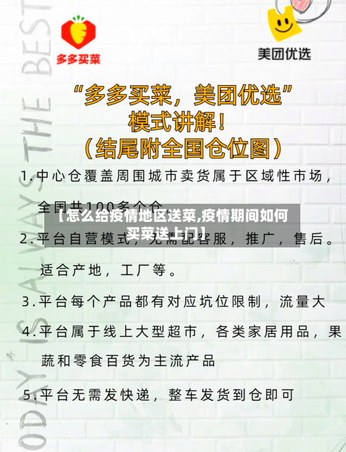 【怎么给疫情地区送菜,疫情期间如何买菜送上门】-第2张图片