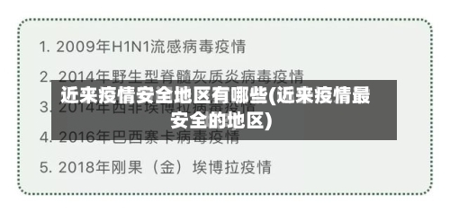 近来疫情安全地区有哪些(近来疫情最安全的地区)-第3张图片