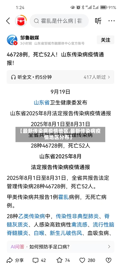 【最新传染病疫情地区,最新传染病疫情地区分布】